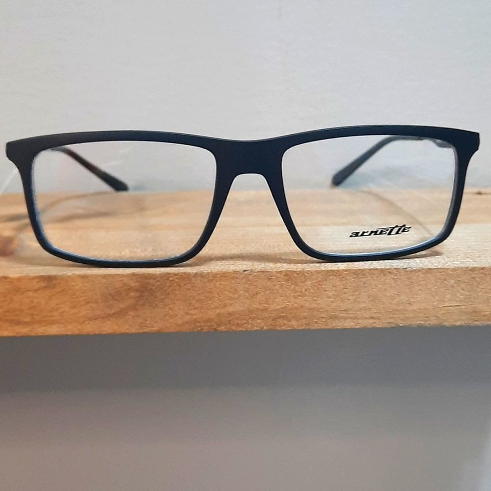 NEW Rx'able Eyeglass Frame by ARNETTE, matte black, 54 17 140 lightweight square